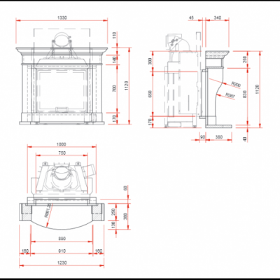 Мраморный камин Schmid N16