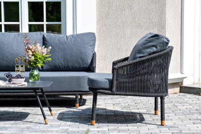 Лаунж-зона 4SIS Верона 5-местная Цвет: темно-серый Лаунж-зона 4SIS Верона 5-местная Цвет: темно-серый