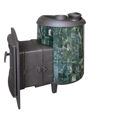 Печь для бани в камне Атмосфера Змеевик