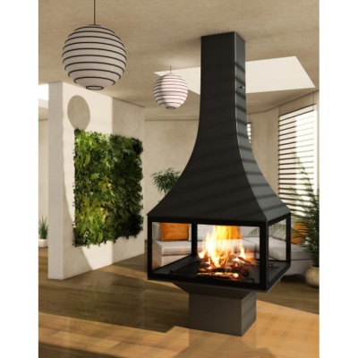 Центральный камин Bordelet JULIETTA 985 BLACK LINE Центральный камин Bordelet JULIETTA 985 BLACK LINE