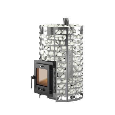 Печь для бани Эверест "Steam Master" 24 INOX (210М) б/в диаметр дымохода: 115 мм