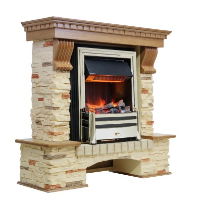 Каминокомплект Pierre Luxe Сланец Cavendish