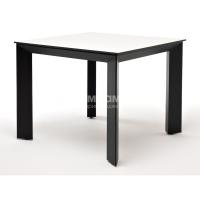 Обеденный стол 4SIS Венето 90 Цвет: черный, молочный