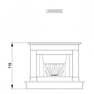 Каминная облицовка Palazzetti Siena