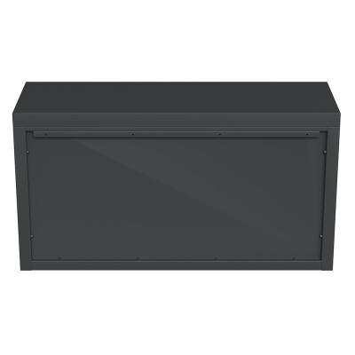 Шкаф настенный c дверями купе Черный