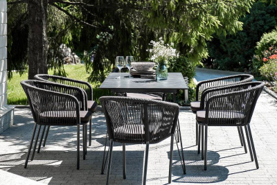 Обеденная группа 4SIS Милан на 6 персон, Цвет: темный