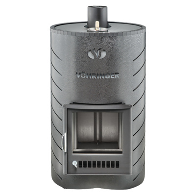 Дровяная печь Ферингер Уют-25 ПФ в кожухе Лайн, до 25 м³