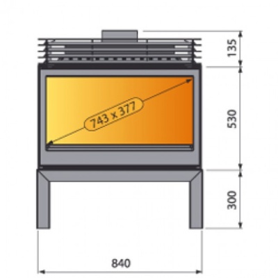 Отопительная печь Liseo Castiron LCI 9 G4 Stove