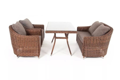 Обеденная группа 4SIS Кон Панна Цвет: коричневый Обеденная группа 4SIS Кон Панна Цвет: коричневый