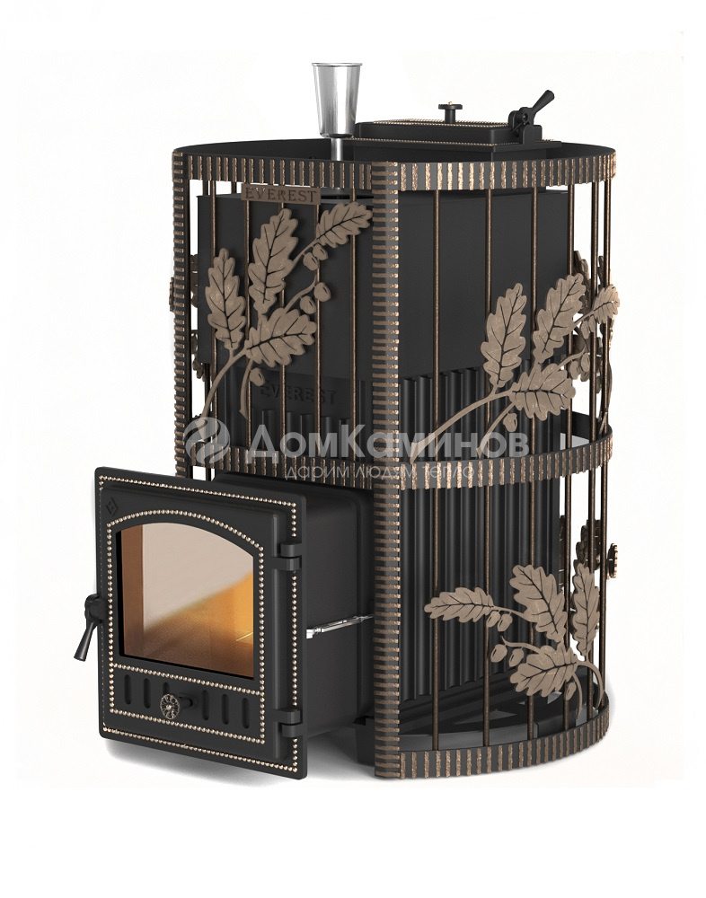 Печь для бани из чугуна Эверест Ковка 24 (280) Печь для бани из чугуна Эверест Ковка 24 (280)