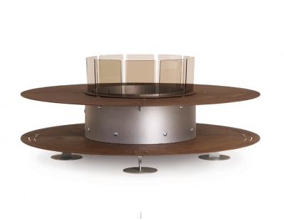 Гриль очаг Fireline Zero со скамейками