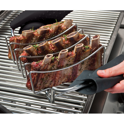 Стойка для ребер Broil King из нержавеющей стали Стойка для ребер Broil King из нержавеющей стали