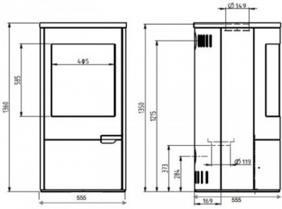 ПЕЧЬ-КАМИН Invicta NARVIK