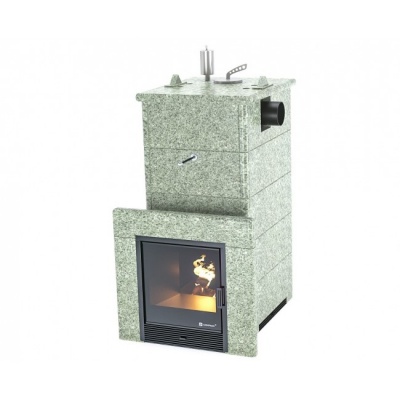 Печь для бани ИзиСтим Сочи с боковым подключением в кожухе из жадеита сталь AISI 321 Печь для бани ИзиСтим Сочи с боковым подключением в кожухе из жадеита сталь AISI 321