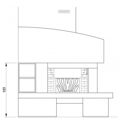 Каминная облицовка Palazzetti Santiago