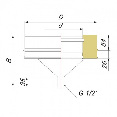 Конденсатосборник Вулкан V50R D300/400, нерж 321/304