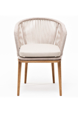 Стул из роупа 4SIS Марсель Цвет: дуб, бежевый Стул из роупа 4SIS Марсель Цвет: дуб, бежевый