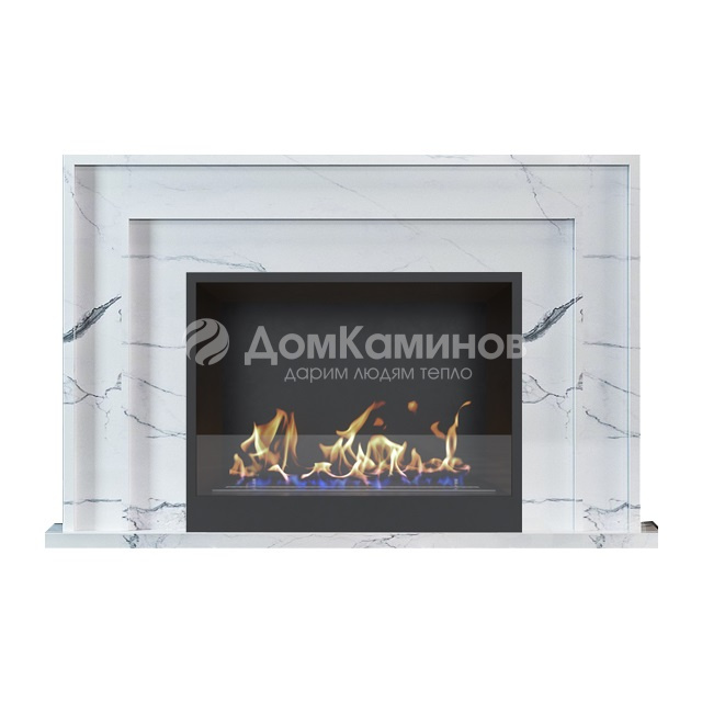 Мраморный биокамин Кьюбэк
