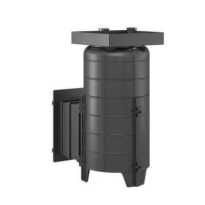 Печь для бани Эверест "Steam Master" 38 (320) ЧУГУН (под обкладку) диаметр дымохода: 120 мм