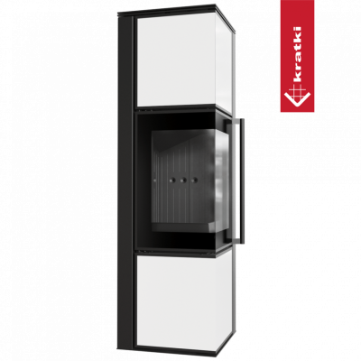 Печь Kratki PRO TORA/M, 8 кВт, белое стекло Печь Kratki PRO TORA/M, 8 кВт, белое стекло