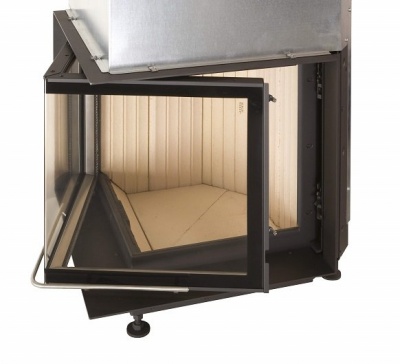 Каминная топка Brunner Eck-Kamine EK 57/52/52 с подъемом  Каминная топка Brunner Eck-Kamine EK 57/52/52 с подъемом