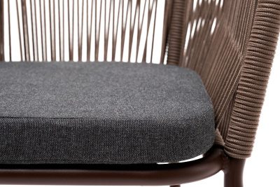 Стул из роупа 4SIS Марсель Цвет: коричневый муар, темно-серый Стул из роупа 4SIS Марсель Цвет: коричневый муар, темно-серый