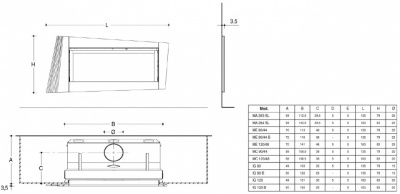 Каминная облицовка Piazzetta SALISBURGO