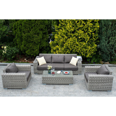 Диван 4SIS Боно трехместный Цвет: серый