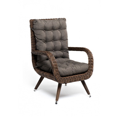 Кресло 4SIS Толедо с подушками Цвет: коричневый Кресло 4SIS Толедо с подушками Цвет: коричневый