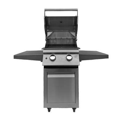 Газовый гриль B-Fire Kutuzov 2 (2 столика + тележка 55 см.), нерж. сталь