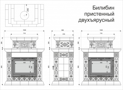 Облицовка Билибин Осень Двухъярусный