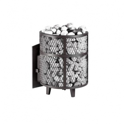 Банная печь Прометалл Атмосфера М сетка с коротким топливным каналом