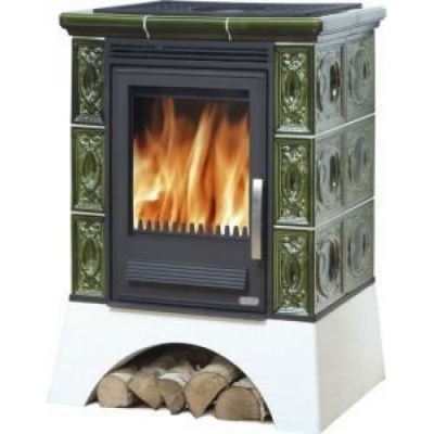 Печь-камин ABX Helvetia K (зеленый)