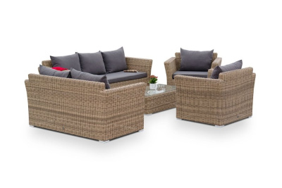 Диван 4SIS Капучино двухместный Цвет: соломенный