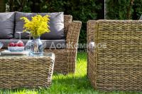 Комплект садовой мебели 4SIS Капучино (гиацинт) Цвет: соломенный