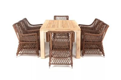 Обеденная группа 4SIS Витория Цвет: коричневый Обеденная группа 4SIS Витория Цвет: коричневый