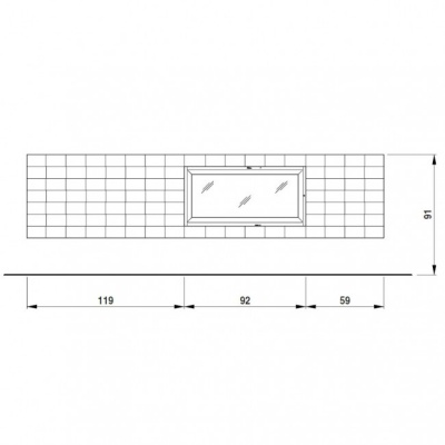 Каминная облицовка Palazzetti Perth
