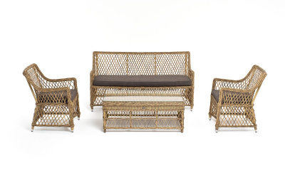 Лаунж-зона 4SIS Асти на 4 персоны Цвет: соломенный Лаунж-зона 4SIS Асти на 4 персоны Цвет: соломенный