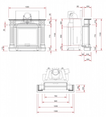 Мраморный камин Schmid N29 Merida