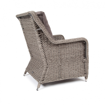 Кресло 4SIS Гляссе (гиацинт) Цвет: графит