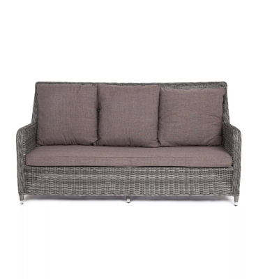 Диван 4SIS Гляссе трехместный Цвет: графит