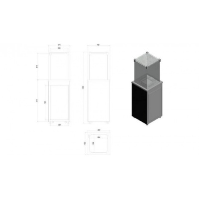 Газовый нагреватель Kratki PATIO M G31 37MBAR B - белое стекло, с ручным управлением Газовый нагреватель Kratki PATIO M G31 37MBAR B - белое стекло, с ручным управлением