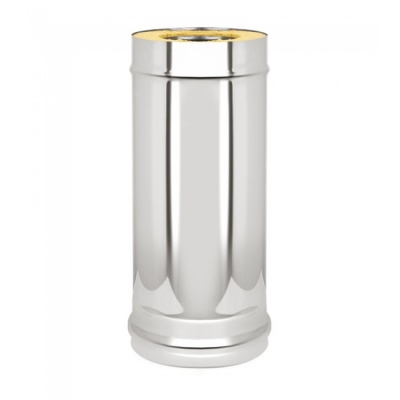 Сэндвич-Труба Везувий Оц+Нерж (AISI 430/0,8мм) д.200х300, L-0,5м Сэндвич-Труба Везувий Оц+Нерж (AISI 430/0,8мм) д.200х300, L-0,5м