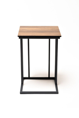 Интерьерный стол 4SIS Тулон 40х40х60 Цвет: дуб, черный Интерьерный стол 4SIS Тулон 40х40х60 Цвет: дуб, черный