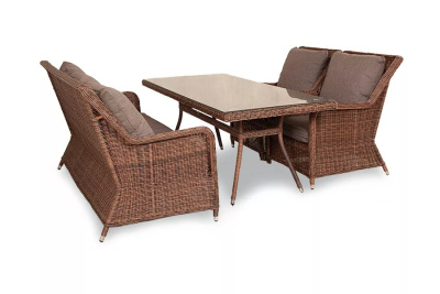 Обеденная группа 4SIS Гляссе Цвет: коричневый