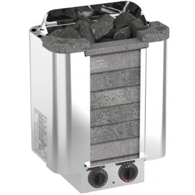 Электрическая печь SAWO CUMULUS CML-90NB-P (9 кВт, встроенный пульт, облицовка – талькохлорит) Электрическая печь SAWO CUMULUS CML-90NB-P (9 кВт, встроенный пульт, облицовка – талькохлорит)