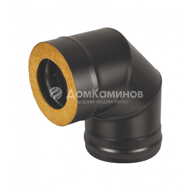 Сэндвич-колено Везувий BLACK (AISI 430/0,5мм) 90 3 секции d=120x200