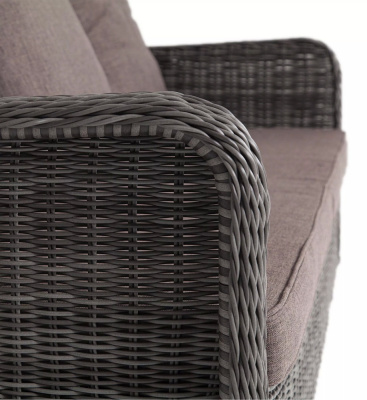 Диван 4SIS Гляссе трехместный Цвет: графит