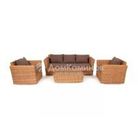 Комплект садовой мебели 4SIS Капучино Цвет: соломенный