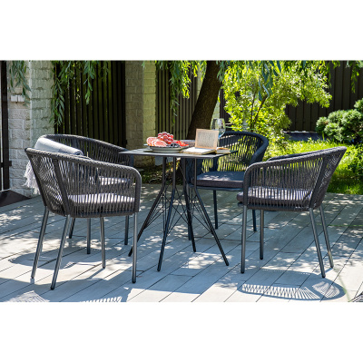 Обеденная группа 4SIS Конте-М с квадратным столом Цвет: серый гранит Обеденная группа 4SIS Конте-М с квадратным столом Цвет: серый гранит